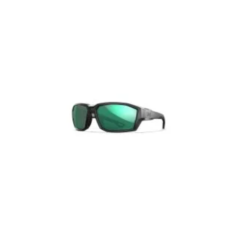 WileyX Alpine Captivate Polarized Green Mirror Transculent Black Frame